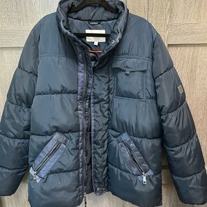 Like New Mens Guy Laroche Navy Down filled puffer